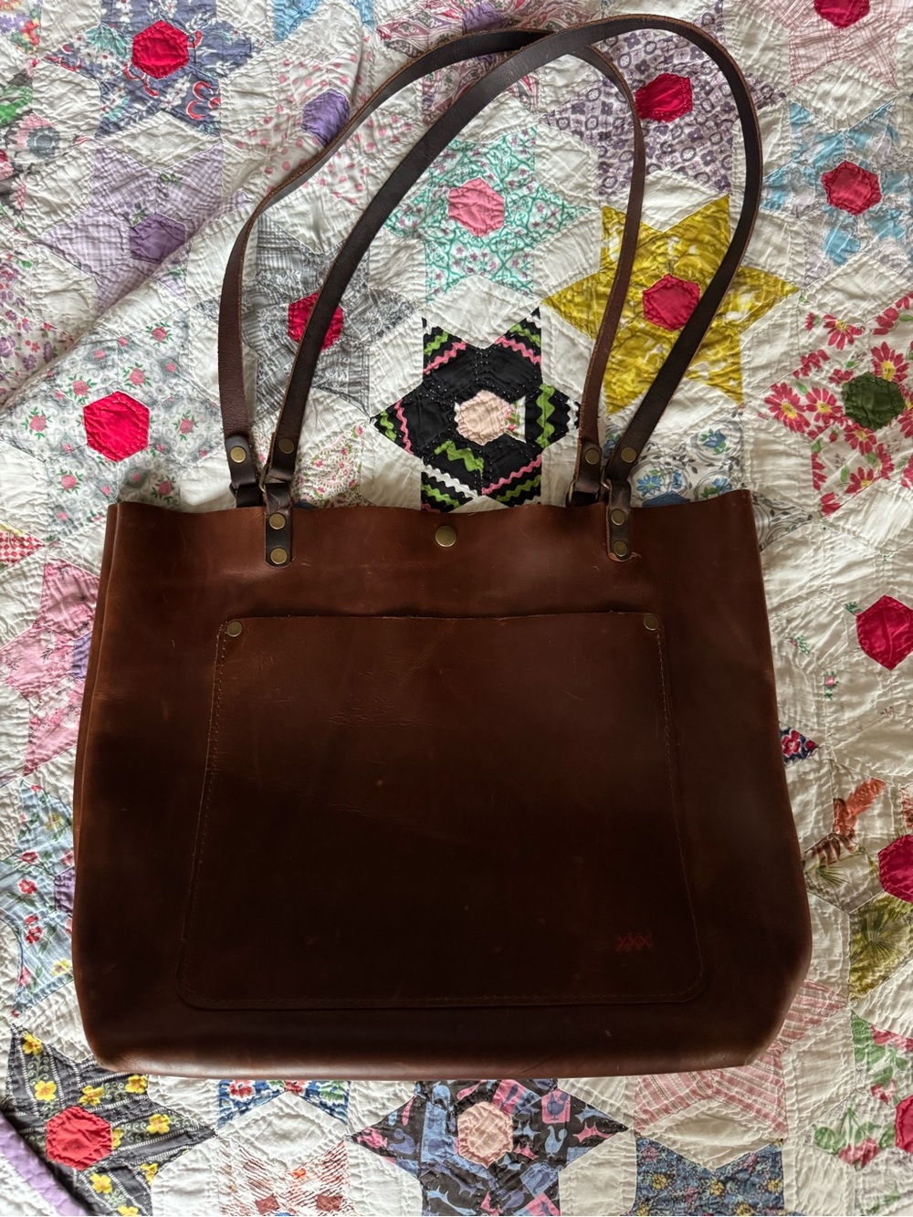 Classic Brown Leather Tote Bag - Timeless Everyday Carry